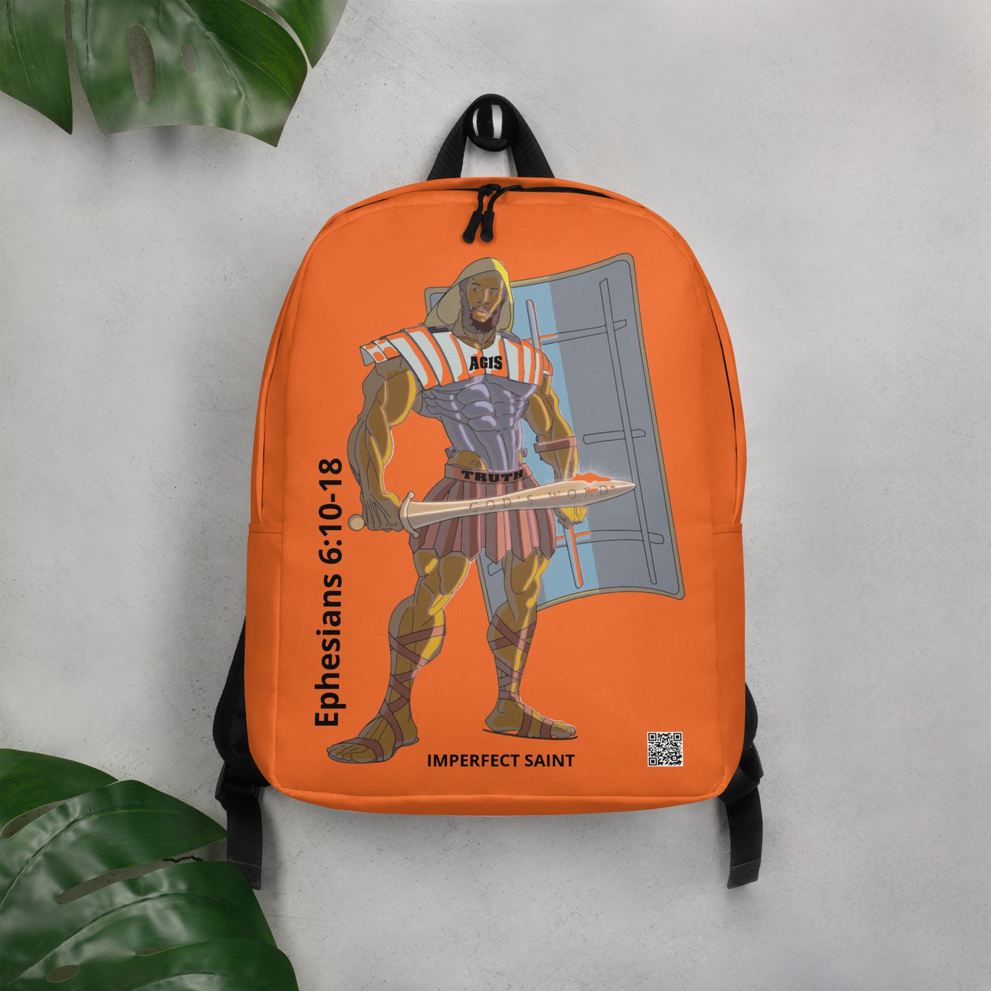 Minimalist Backpack Color Orange