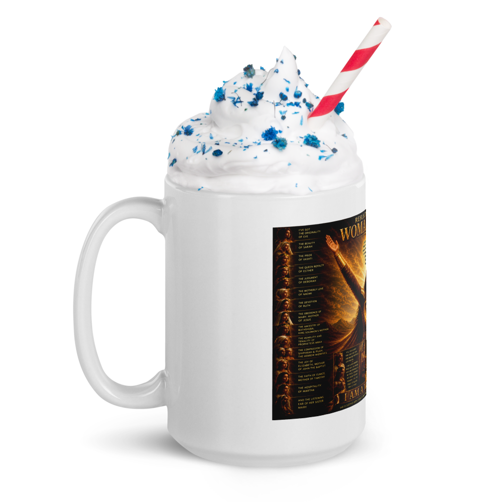 White glossy mug 15 oz/20 oz WOG