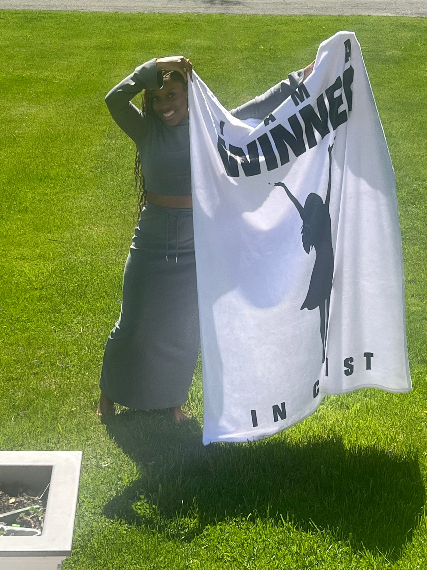 Winner Throw Blanket