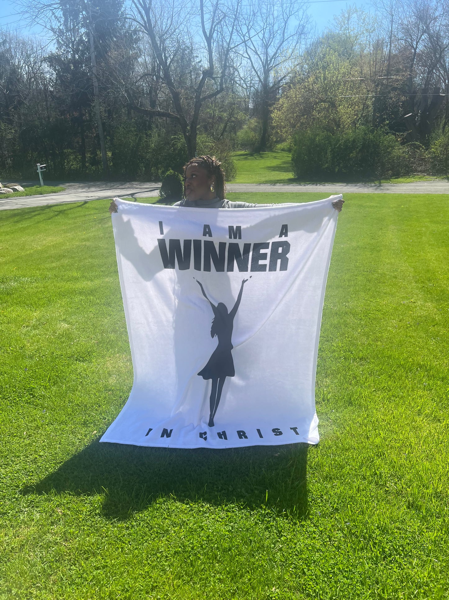Winner Throw Blanket