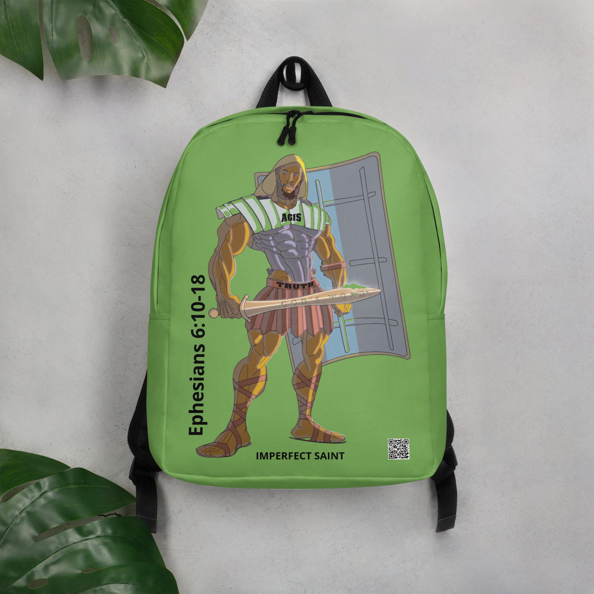 Minimalist Backpack Color Green