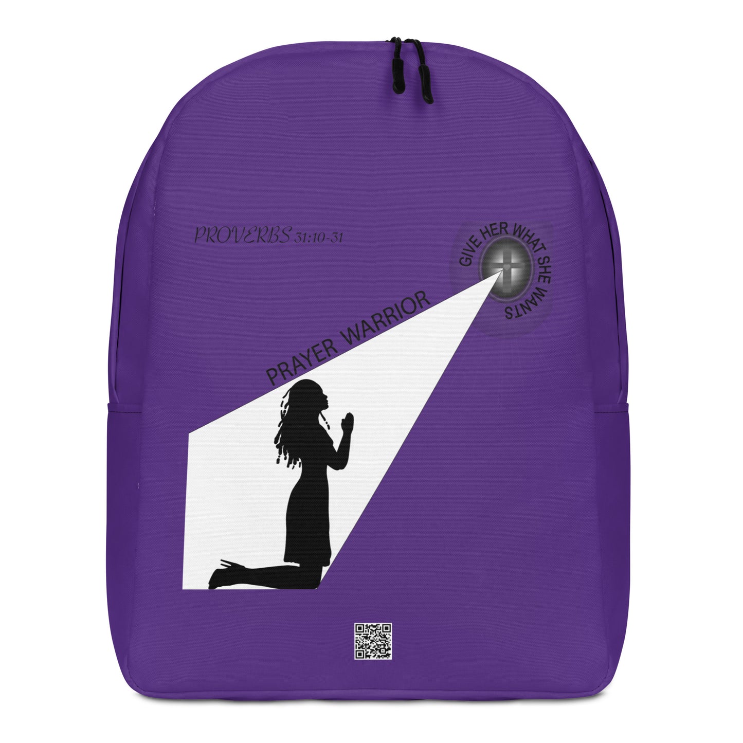 Prayer Warrior Minimalist Backpack Indigo