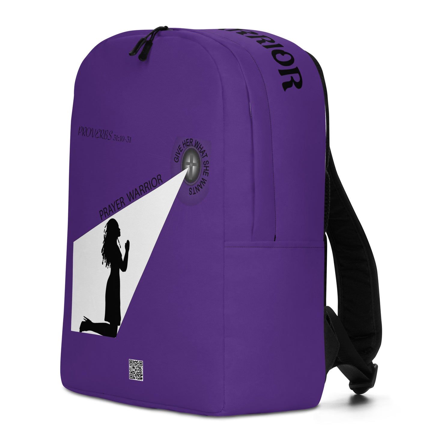 Prayer Warrior Minimalist Backpack Indigo