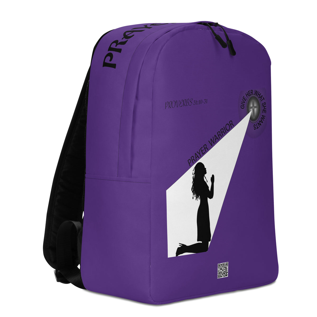 Prayer Warrior Minimalist Backpack Indigo