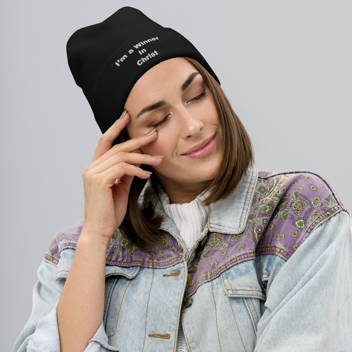 WINNER Embroidered Beanie
