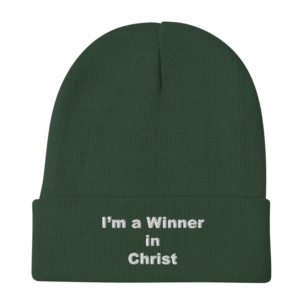 WINNER Embroidered Beanie