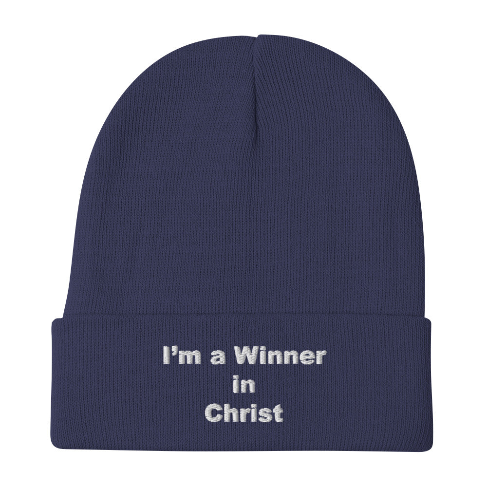 WINNER Embroidered Beanie