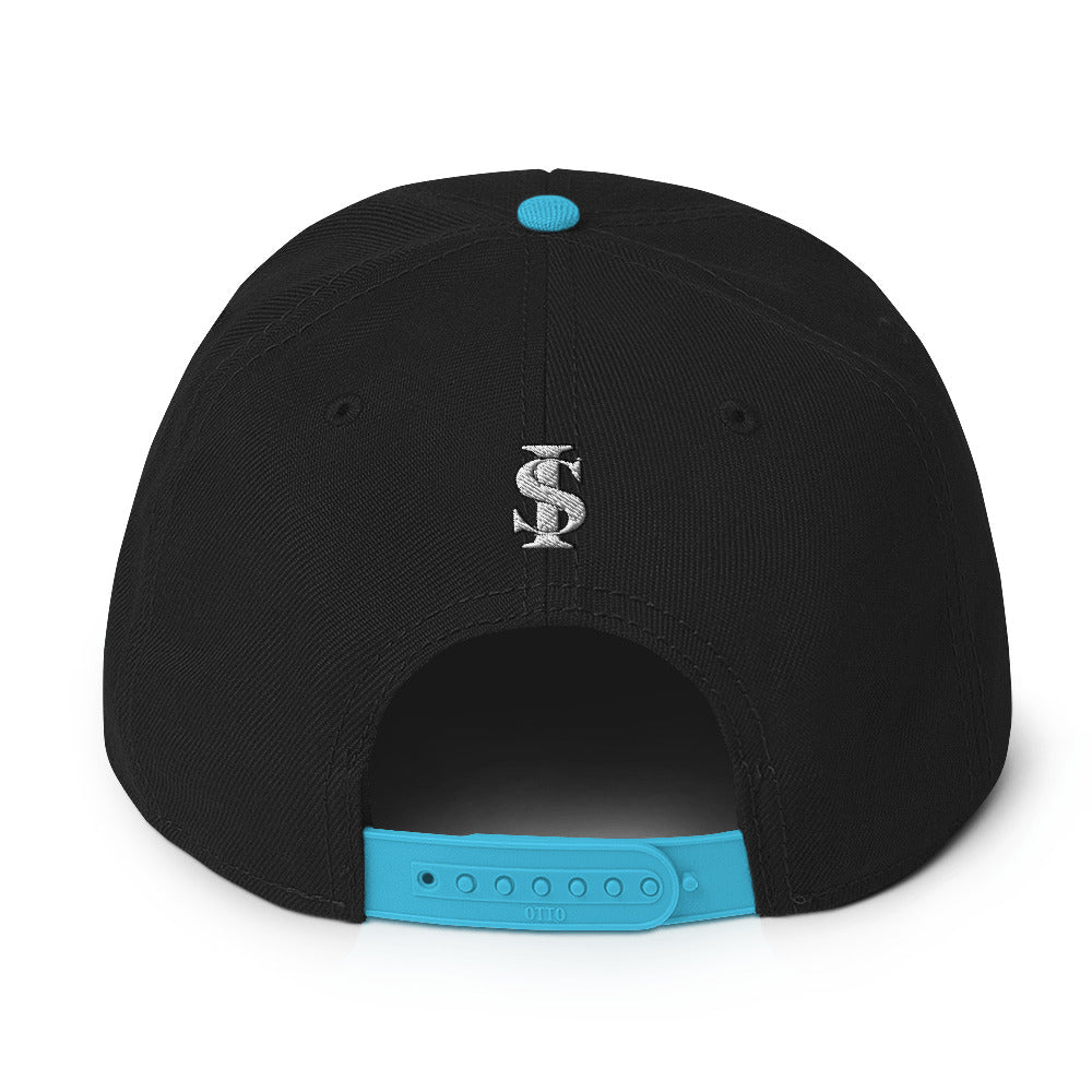 WINNER Snapback Hat WHITE STITCH