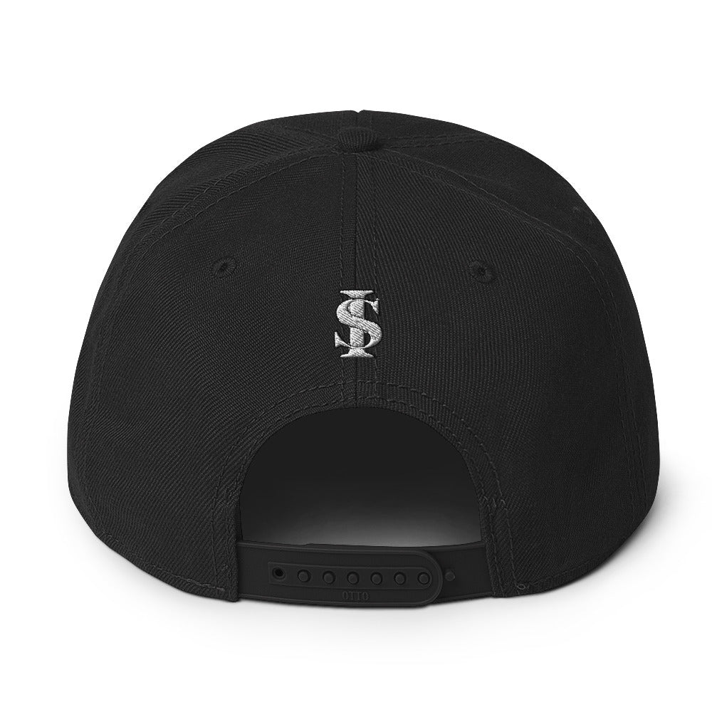 WINNER Snapback Hat WHITE STITCH