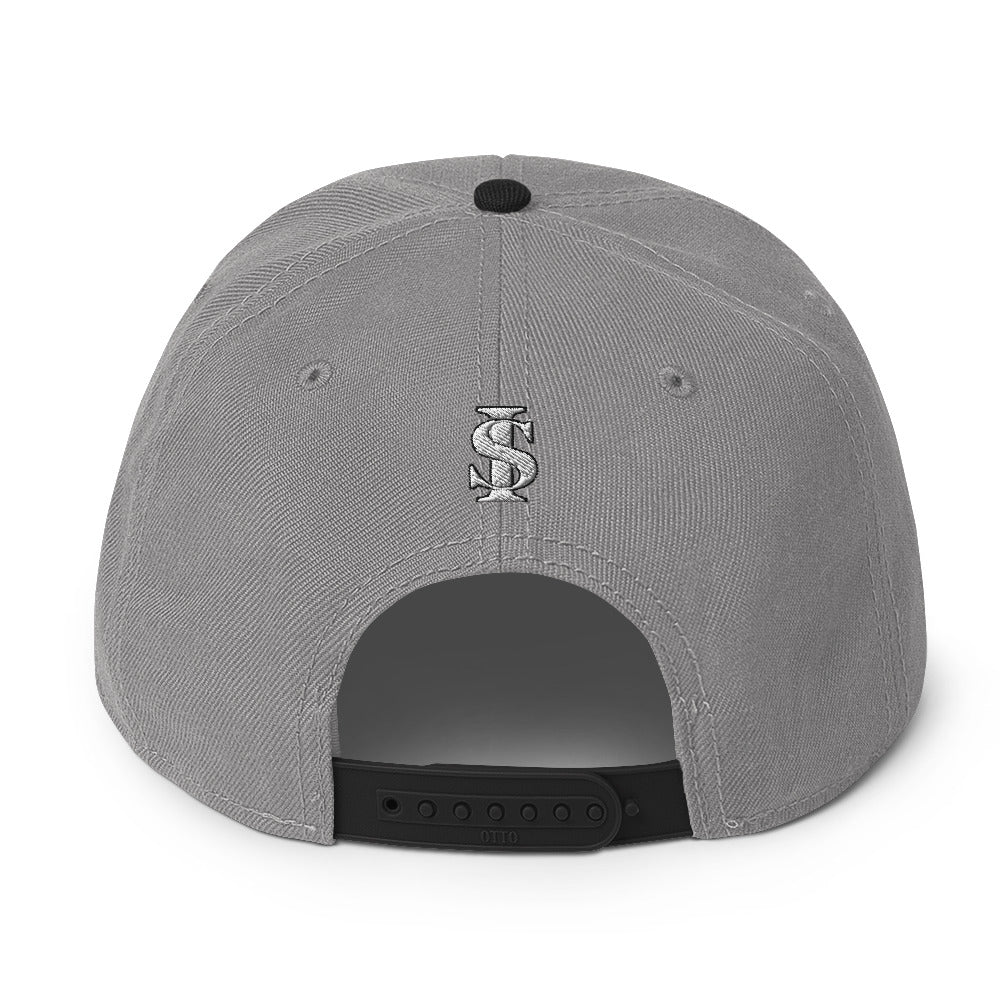 WINNER Snapback Hat WHITE STITCH