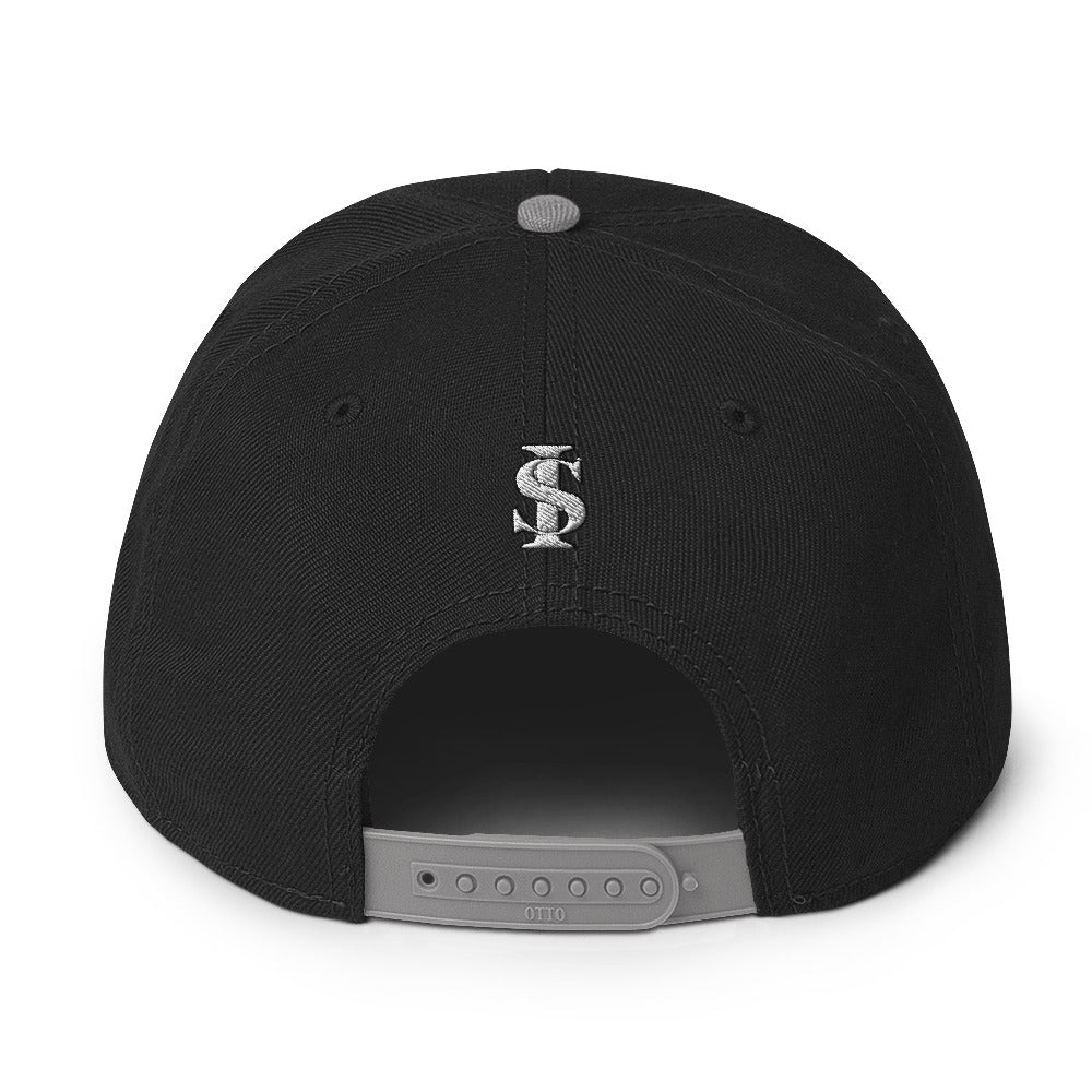 WINNER Snapback Hat WHITE STITCH