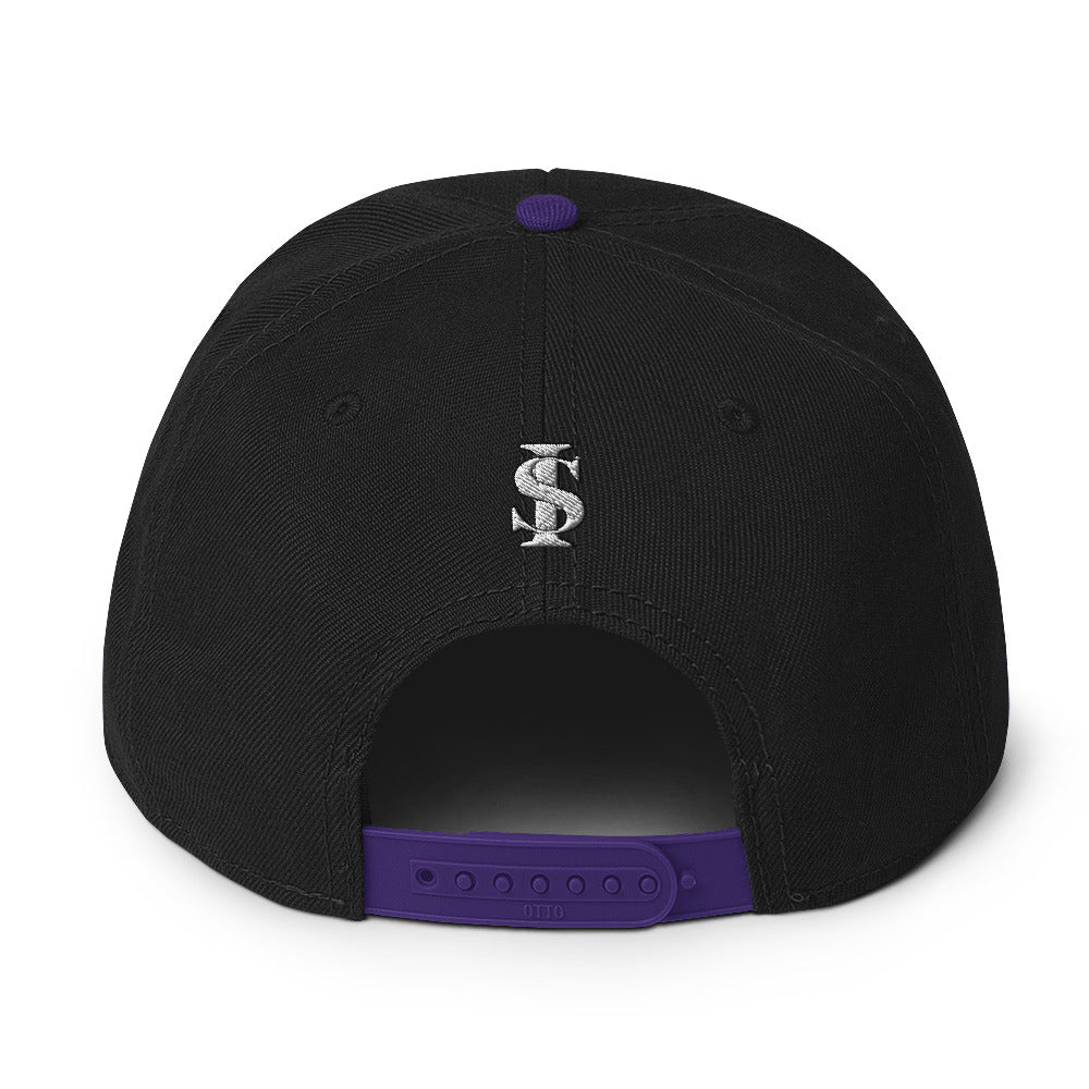 WINNER Snapback Hat WHITE STITCH