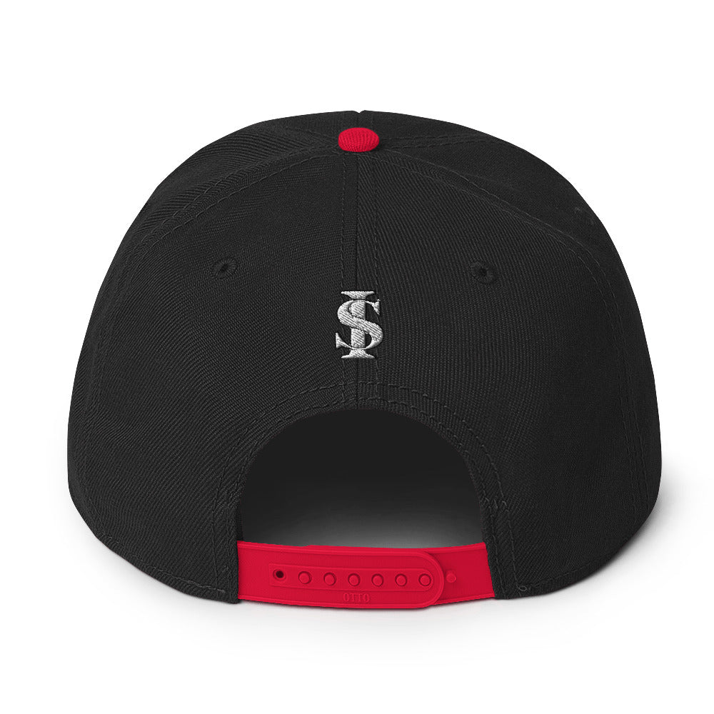 WINNER Snapback Hat WHITE STITCH
