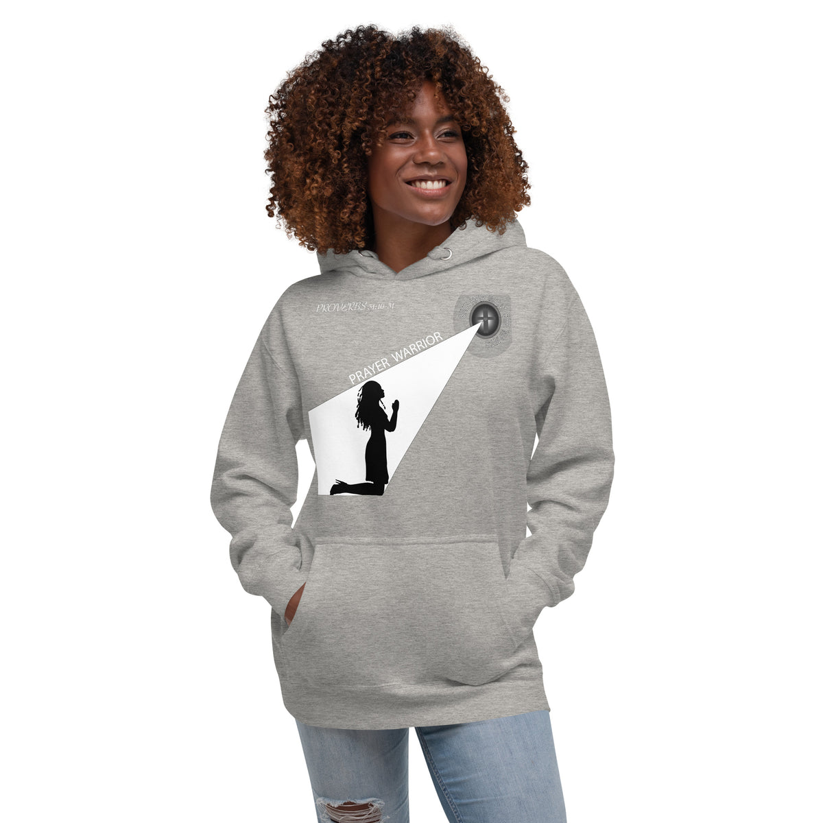 Unisex Hoodie LARGE PRAYER WARRIOR
