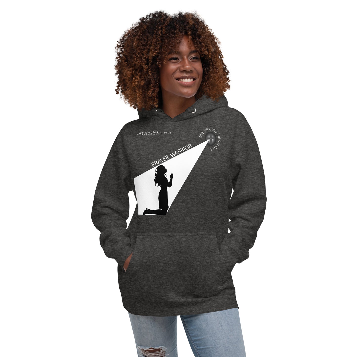 Unisex Hoodie LARGE PRAYER WARRIOR
